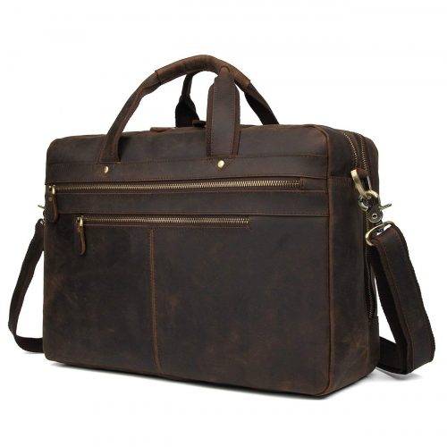 Polare Vintage Full Grain Leather 17″ Laptop Case