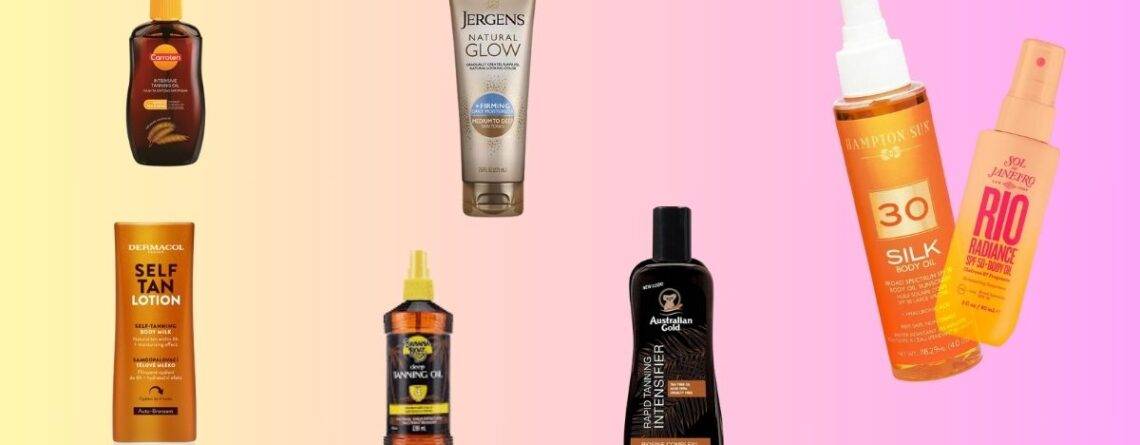 tanning oils and lotions