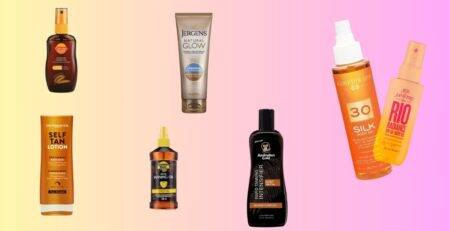 tanning oils and lotions