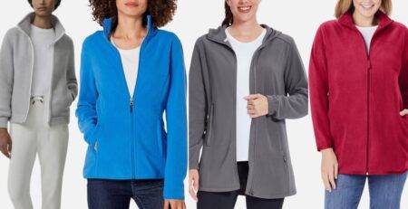 fleece jackets for women