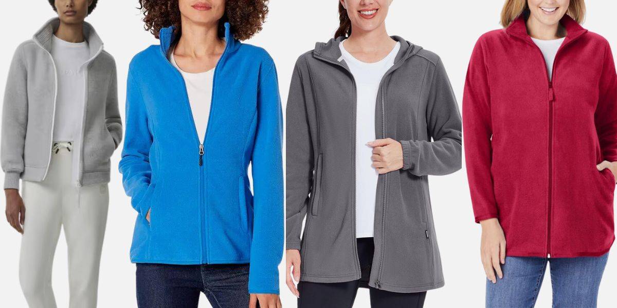 fleece jackets for women