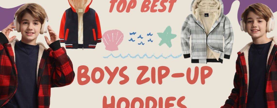 Boys Zip Up Hoodie