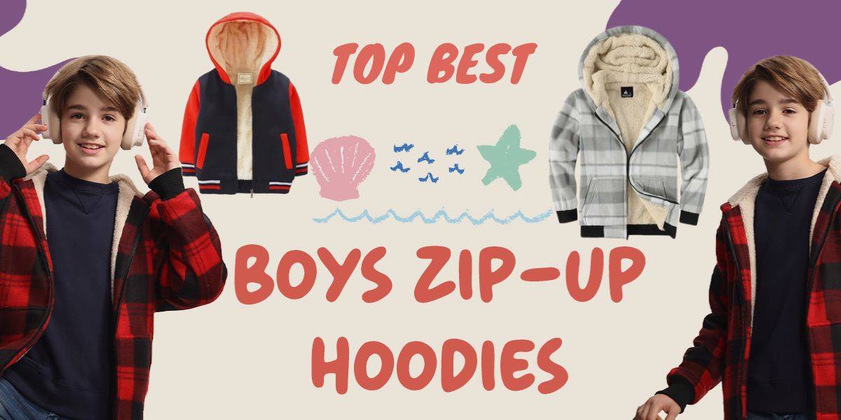 Boys Zip Up Hoodie