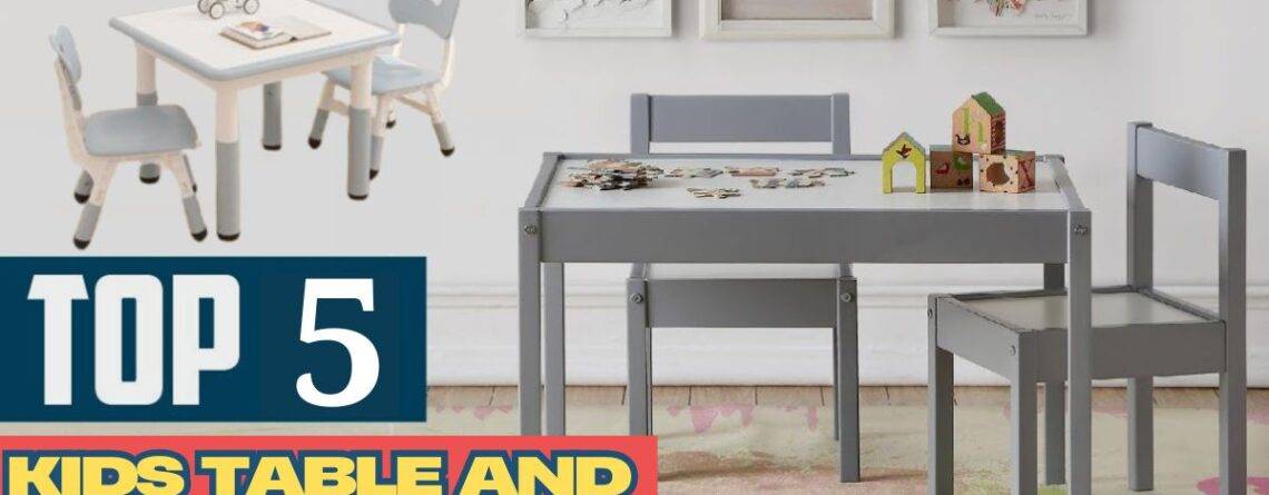 Kids table and chair